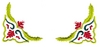 Floral Leaf Corner (large)