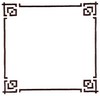Square Corner Border (Square Hoop)