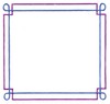 Two Colour Border (Square Hoop)