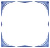 Starburst Corner Border (Square Hoop)