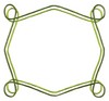 Two Colour Looped Border (Square Hoop)
