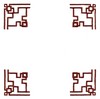 Diamond & Square Border (Square Hoop)