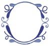 Circle & Swirls Border (Square Hoop)