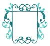 Swirling Framed Border (Square Hoop)
