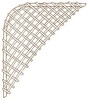 Lattice Border Corner (Outline)