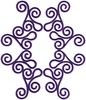 Wave Border Swirl Centerpiece
