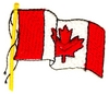 Canadian Flag in the Wind