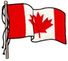 Large Waving Canadian Flag