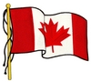 Waving Canadian Flag
