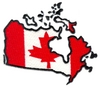 Canada Flag Map