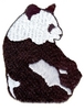 Panda bear sitting