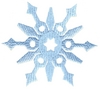 One color Snowflake