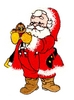 Santa Holding Bird