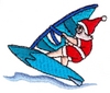Santa Windsurfer