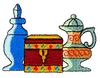 Ornate Box with Pitchers