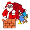 Santa in Chimney