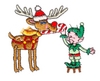 Reindeer & Elf