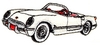 Classic Corvette Convertible - smaller