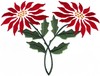 Poinsettia Pair ( large )