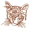 Cat Face (Outline)
