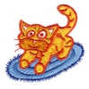 Kitty on Rug