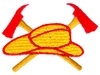 Crossed Axes and Fire Hat