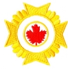 Maltese cross with Maple Leaf