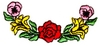 Rose and Pansy border