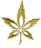 Lacy Hemp Leaf - larger
