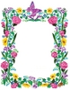 Butterfly Floral Border