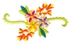 "Flower Garland Dahlias, Medium"