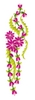 "Daisies & Bleeding Hearts, Large"