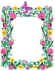 Butterfly Floral Border