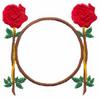 Rose Circle Monogram Small