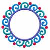 Swirl Circle Frame