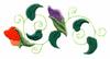 Double Sweet Pea Border #1