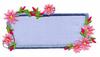 Applique Daisy Label Small