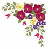 Hollyhock and Petunia Corner # 1