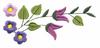 Simple Hollyhocks and Petunias
