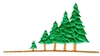 Sloping Treescape with big trees