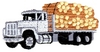 Loaded Log truck