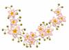 Curved String of Blossoms