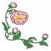 Dahlia Vine Curved Corner
