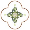 Large Daisy Flowers (Square Hoop)