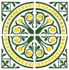 Large Quilt Corners #3 (Square Hoop)