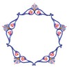 Floral Motif (Square Hoop)