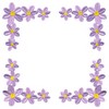 Daisy Square (Square Hoop)