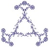 Floral Lace (Square Hoop)