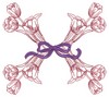Tulips with a Ribbon (Square Hoop)