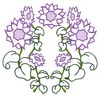Climbing Flowers (Square Hoop)